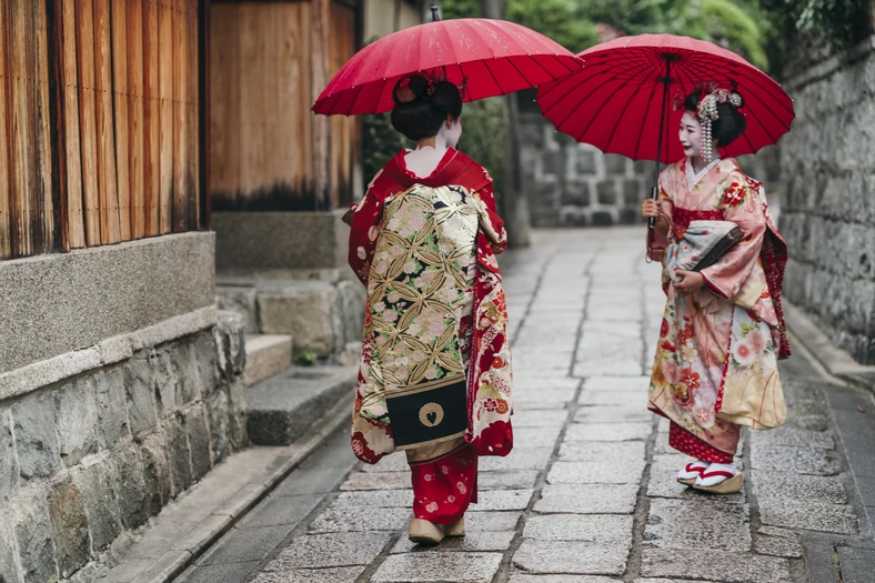 Maiko w Kioto często są "nękane" przez turystów