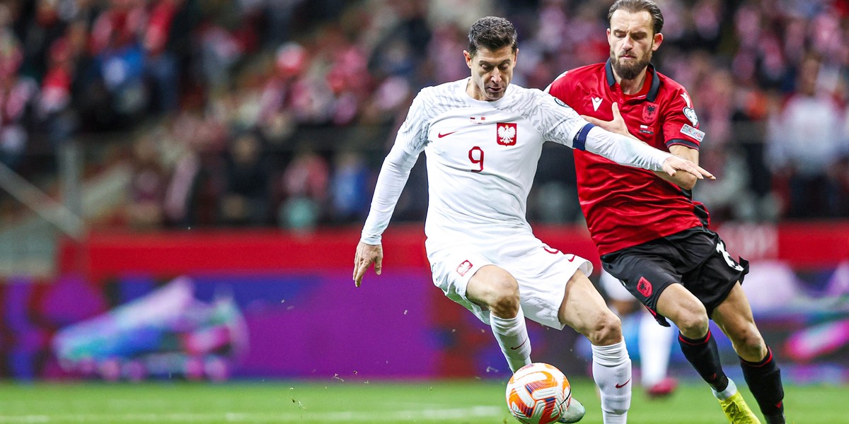 Robert Lewandowski od dawna nie może trafić na Stadionie Narodowym.