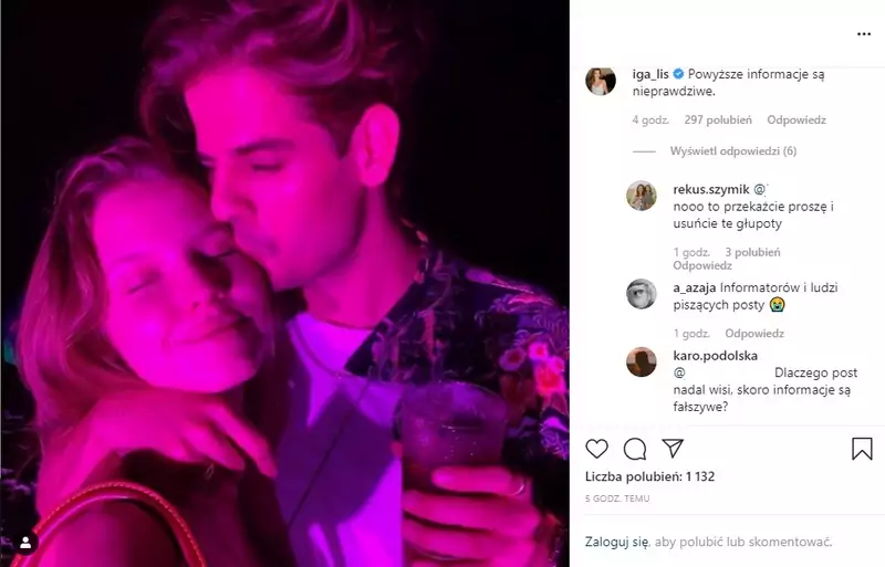&quot;Taco Hemingway i Iga Lis zaręczyli się? / Instagram