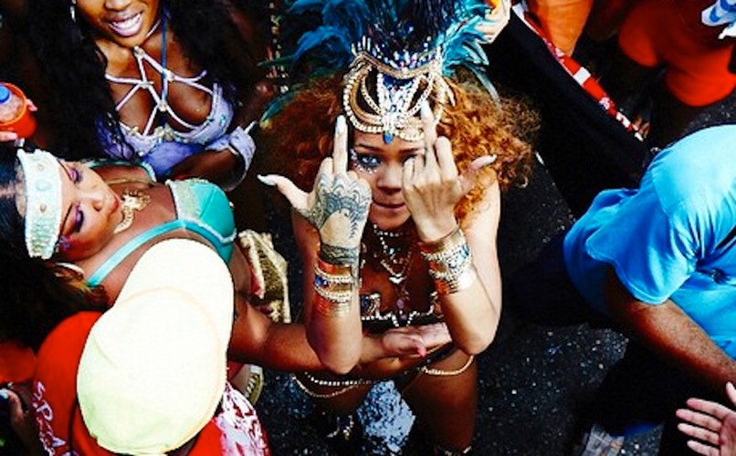 Rihanna baluje na Barbadosie