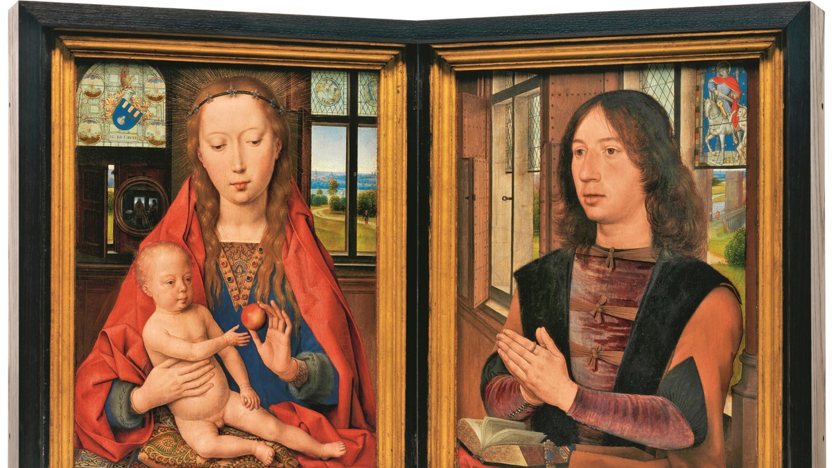 Diptych of Maarten van Nieuwenhove, 1487 (oil on panel)