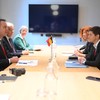 Ana Brnabić i Vinsent Blondel