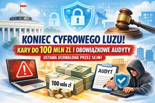 Sejm uchwalił ustawę o cyberbezpieczeństwie! Kary do 100 mln zł i obowiązkowe audyty.
