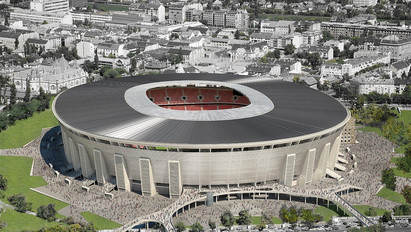 Így épül a 143 milliárdos Puskás stadion