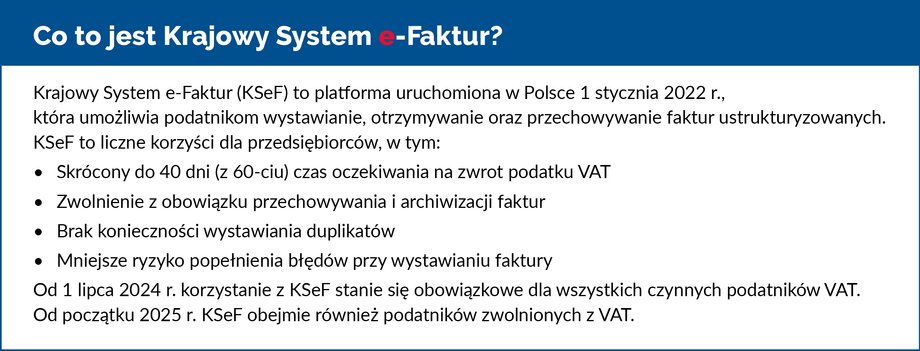 Wdrożenie KSeF to korzyści podatkowe i biznesowe dla przedsiębiorców