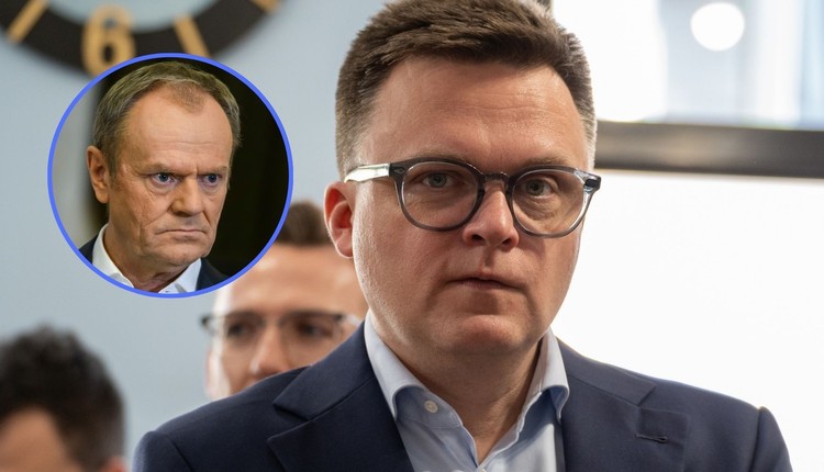 Tusk naciskał Hołownię w sprawie zaprzysiężenia Nawrockiego? Marszałek mógł być szantażowany"