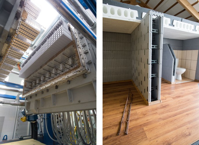 W ofercie firmy znajdują się także elementy do budowy, stropów, płyty fundamentowej oraz izolacji dachów. <br><br>fot.  (gm/mr) PAP/Grzegorz Michałowski