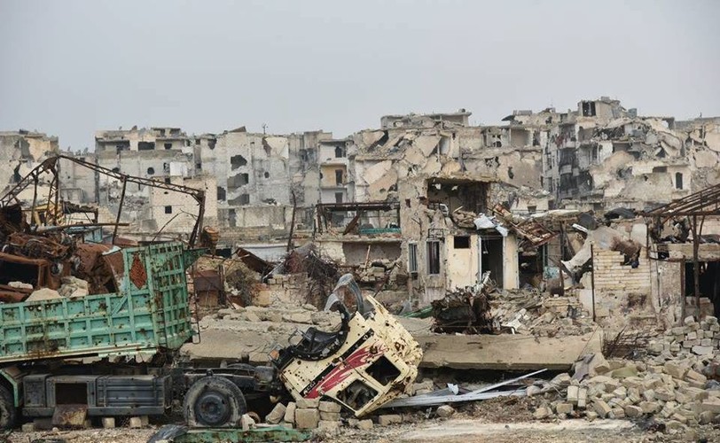 ROSYJSCY ŻOŁNIERZE W ALEPPO