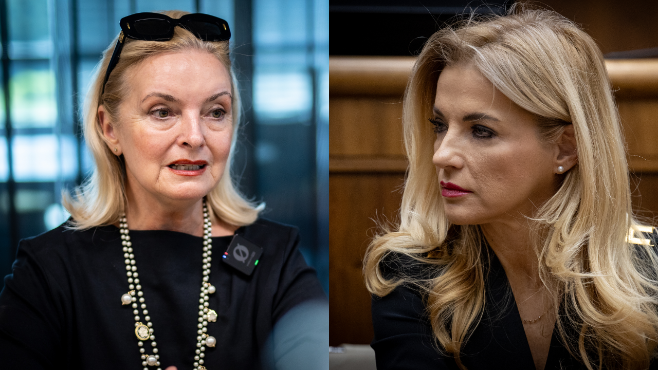 Herečka Eva Pavlíková, ministerka Martina Šimkovičová
