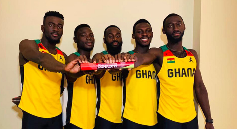 Ghana's 4X100 relay team