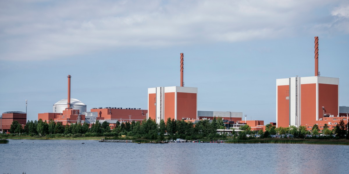 Elektrownia atomowa w Olkiluoto w Finlandii.