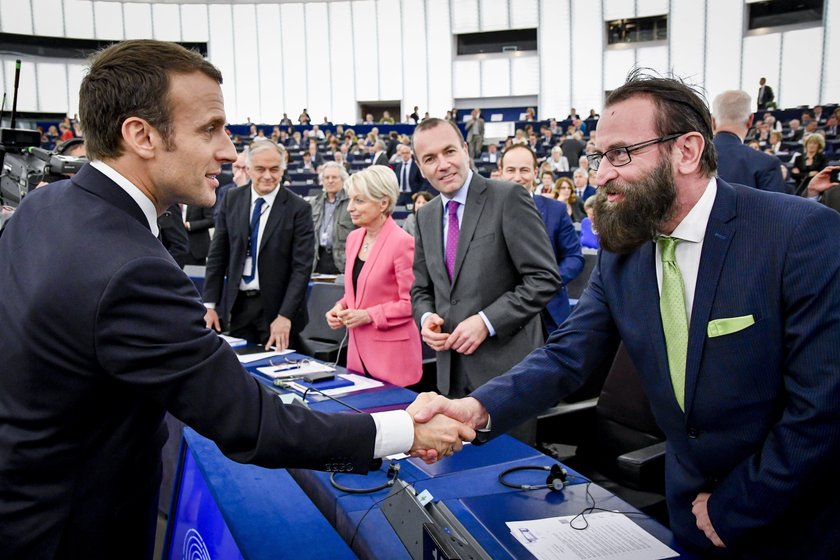 Emmanuel Macron i József Szajer