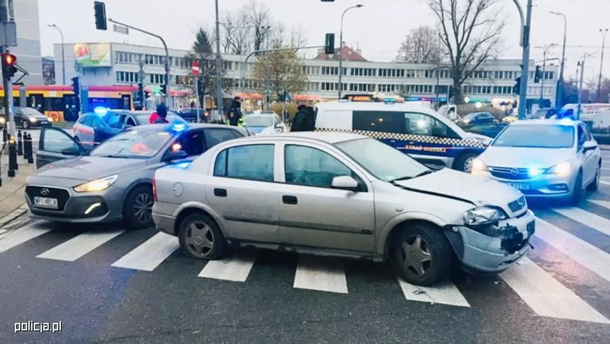 Policyjny pościg ulicami Warszawy