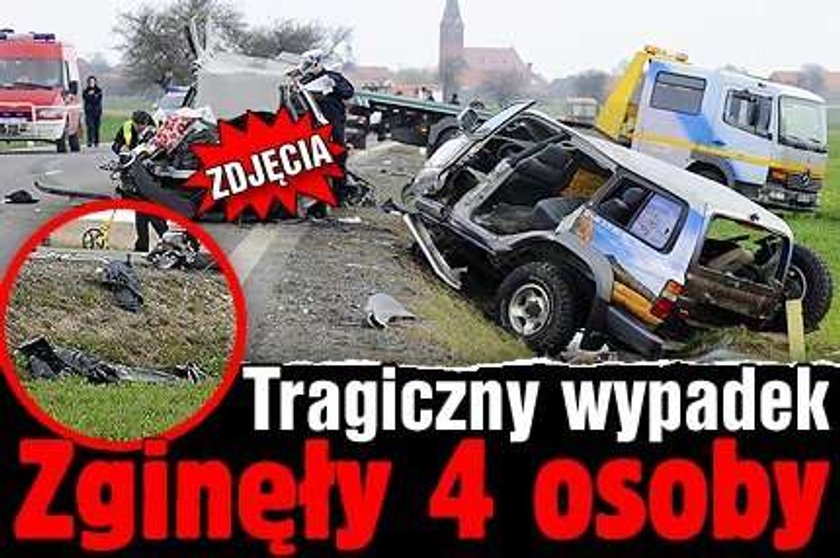 Tragiczny wypadek. Zginęły 4 osoby. ZDJĘCIA