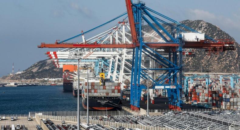 Tangiers is the location of the Mediterranean's biggest maritime cargo terminal