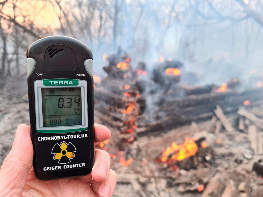 Pożar wokół Czarnobylu. Państwowa Agencja Atomistyki ostrzega