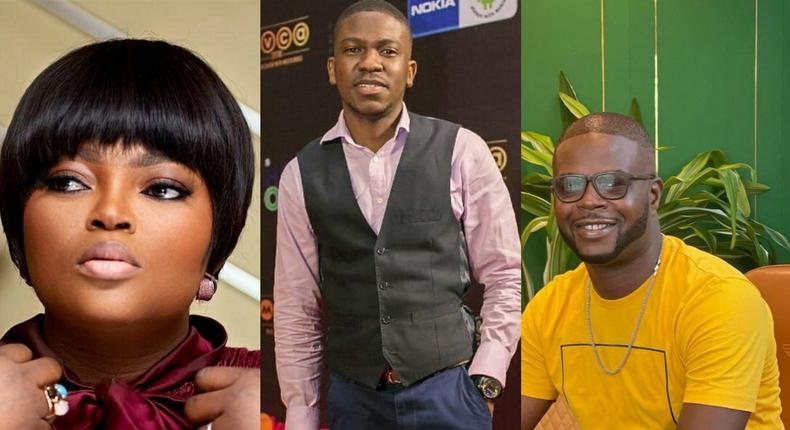 Funke Akindele, Kolade Morakinyo and JJC Skillz [Instagram]