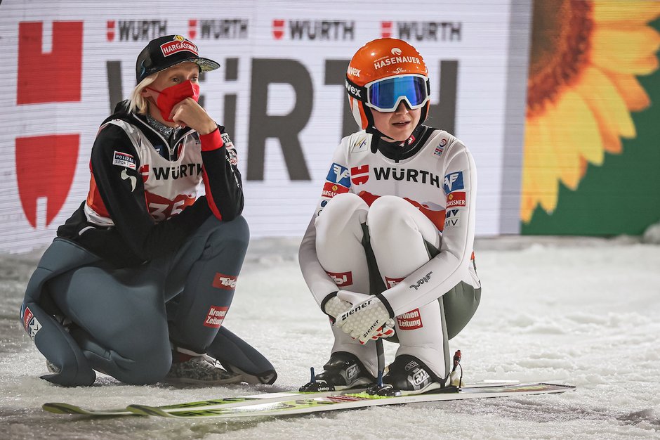 Daniela Iraschko i Marita Kramer