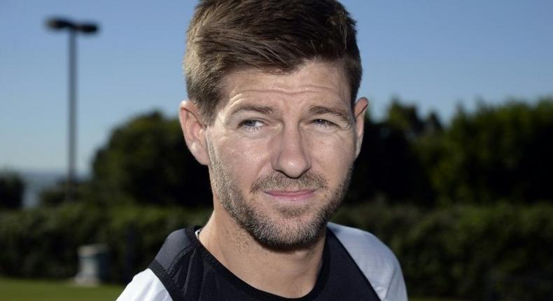 Steven Gerrard of the Los Angeles Galaxy is out of contract with the Galaxy following the completion of the Los Angeles club's season last weekend in the MLS playoffs