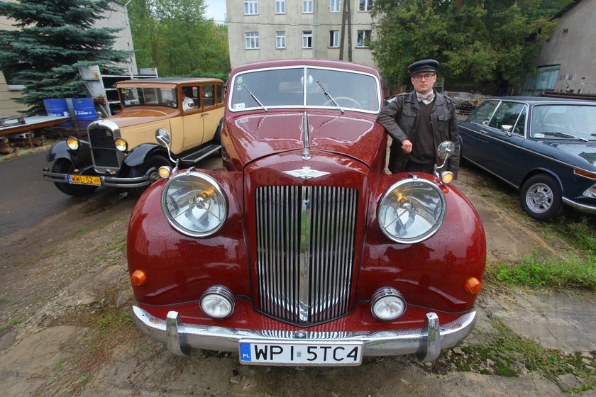 Wyjątkowy Austin A125 Sheerline Saloon z 1953 roku jest w rodzinie pana Marcina Chrzanowskiego ponad 35 lat