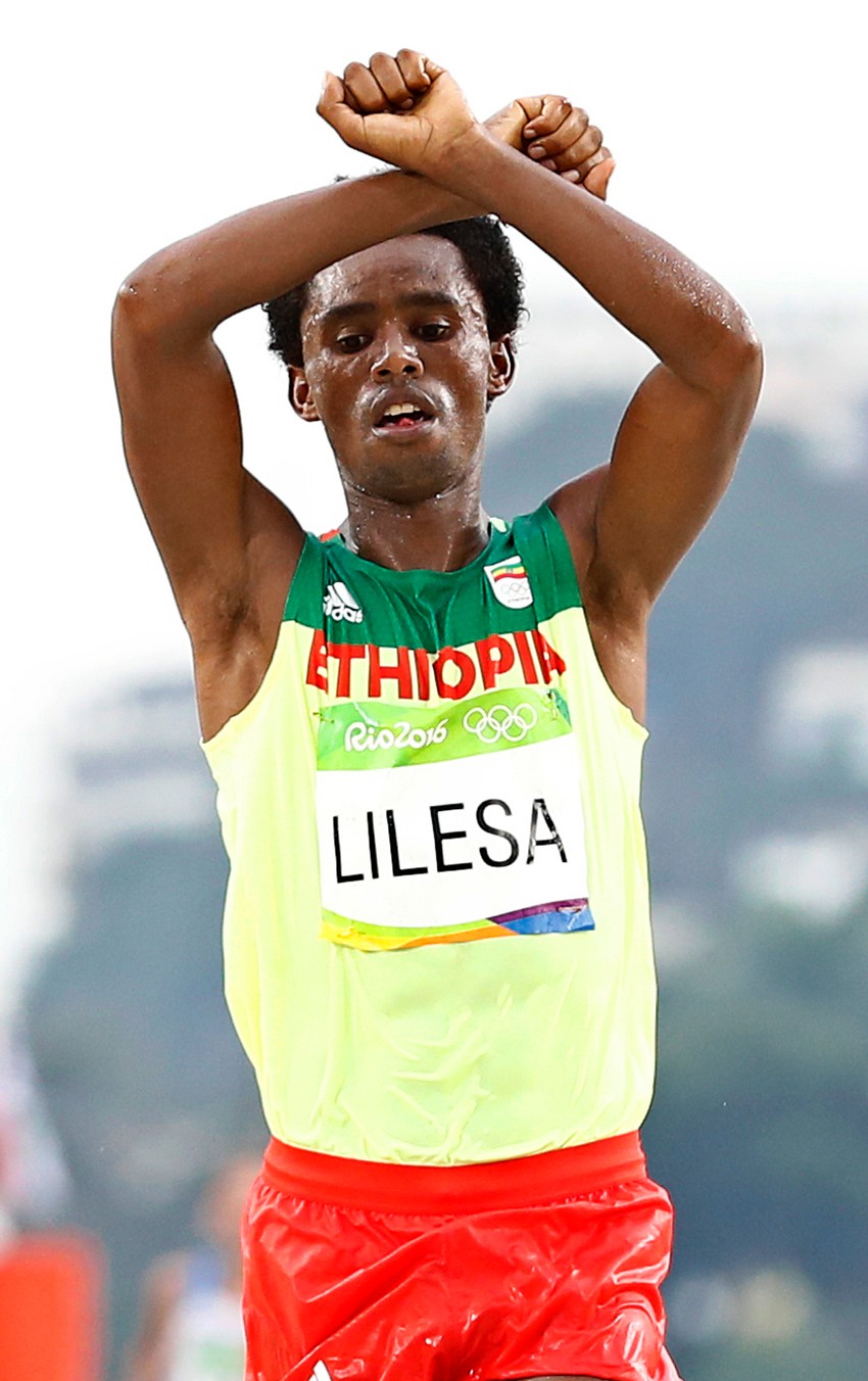 Fejisa Lilesa na OI u Riju 2016.