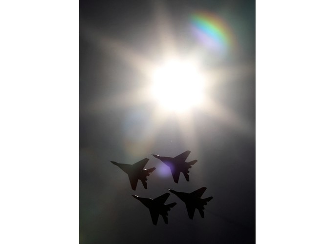 Grupa akrobatyczna rosyjskich myśliwców MIG-29