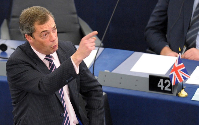 Nadžel Faradž, poznti evroskeptik