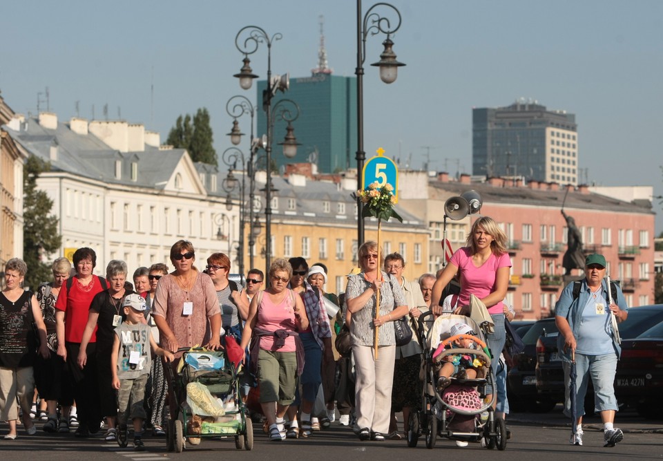 WARSZAWA 298. WARSZAWSKA PIESZA PIELGRZYMKA NA JASNĄ GÓRĘ