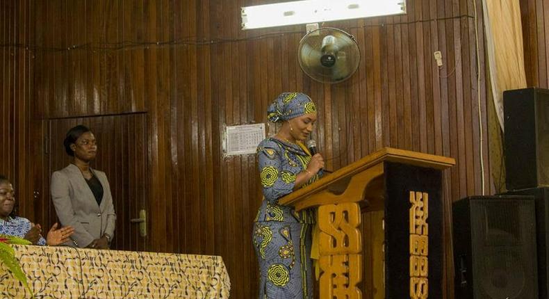 Samira Bawumia visits alma mater for breast cancer talk