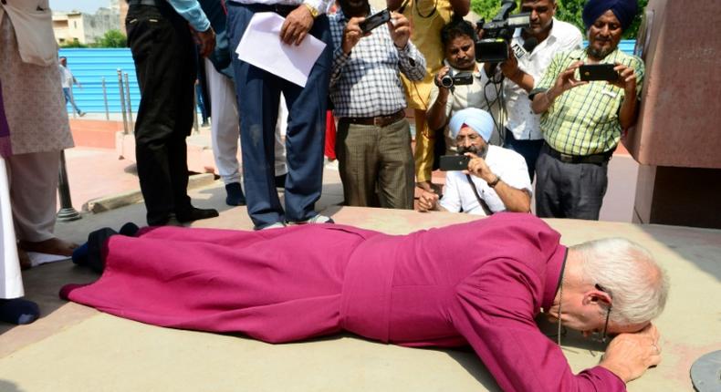 Archbishop of Canterbury Justin Welby paid tribute to the hundreds of people killed at Amritsar in 1919