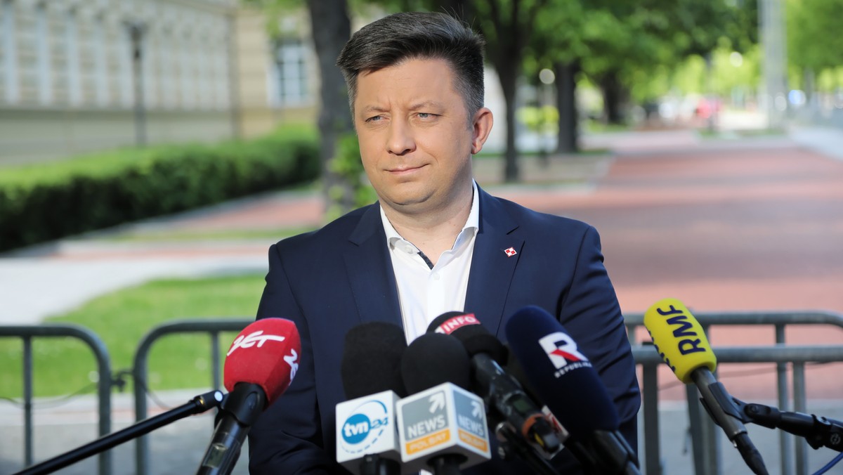 Szef KPRM Michał Dworczyk. 