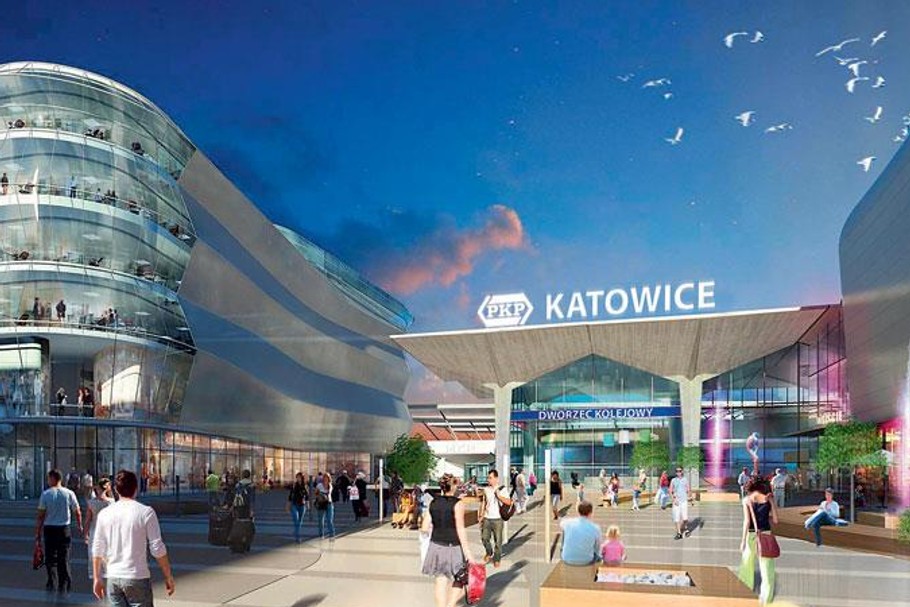 Wizualizacja PKP Katowice