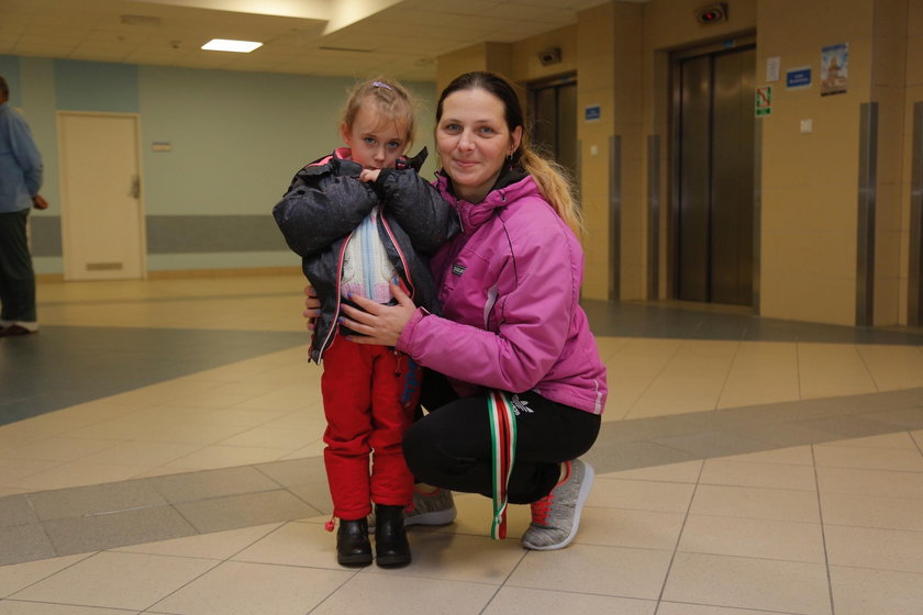 Bożena Leśniak  (40 l.) z córką Julią (4 l.)