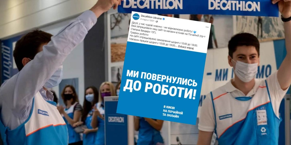 Decathlon jest wyjątkiem w grupie marek rodziny Mulliez. Przywraca sklepy na Ukrainie, a utrzymuje zamknięte te w Rosji