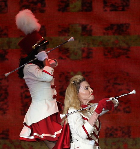 Madonna podczas koncertu w Abu Dhabi