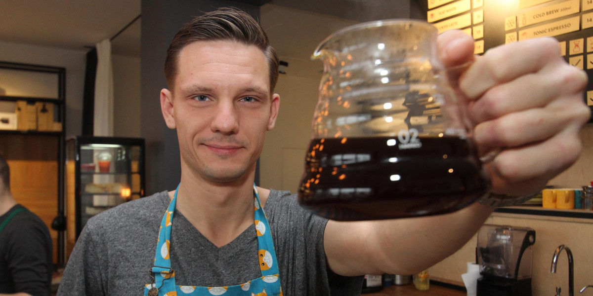 Najlepszą w Polsce kawę parzy prawnik