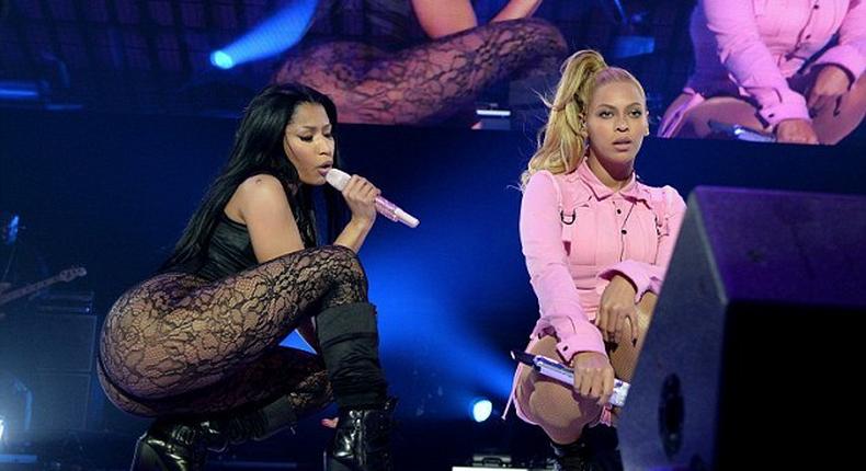 Nicki Minaj and Beyonce's performance at Jay Z's Tidal X Charity concert