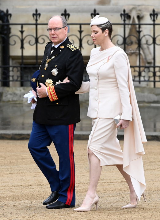 Książę Albert i księżna Charlene z Monako