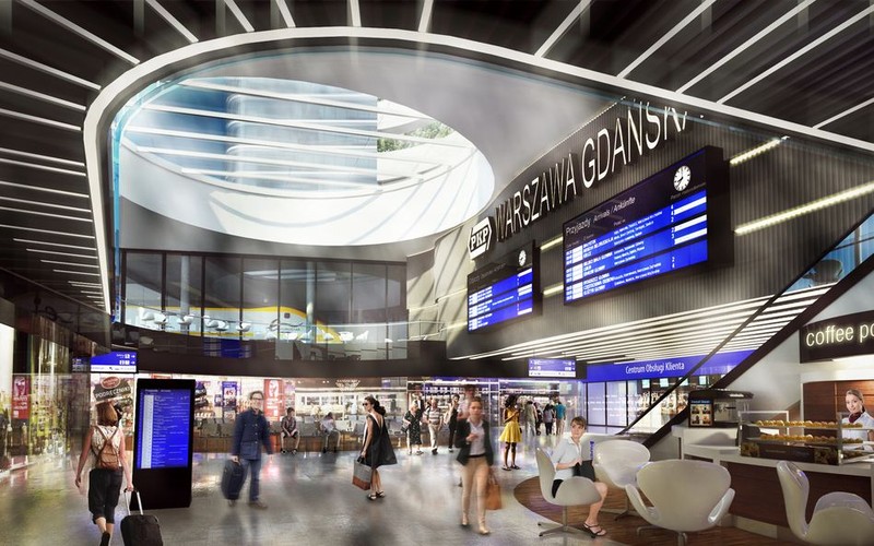 Dworzec Warszawa Gdańska, wizualizacja