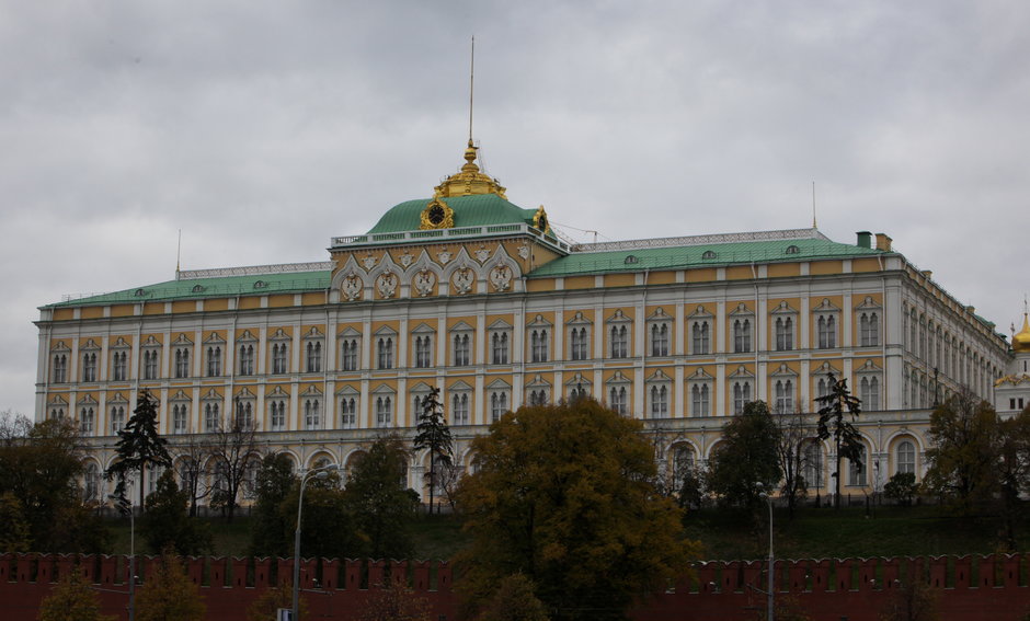 Wielki Pałac Kremlowski, siedziba prezydenta Rosji Władimira Putna