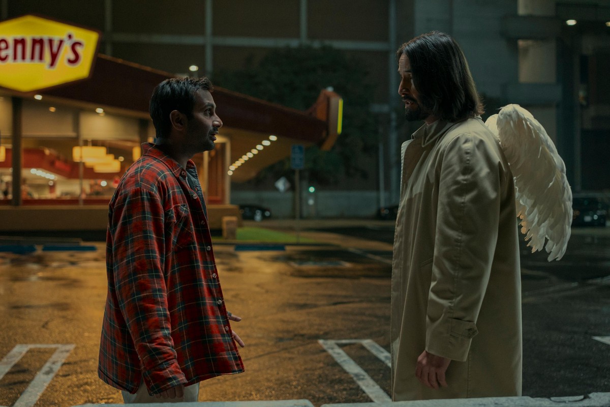 Aziz Ansari i Keanu Reeves w komedii "Anioł stróż"