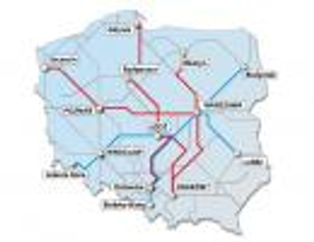 Mapa inwestycji taborowych PKP Intercity