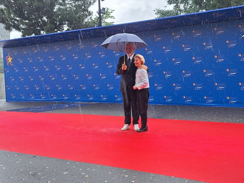 Edi Rama i Ursula fon der Lajen