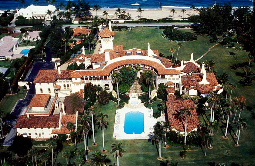 Luksusowa rezydencja Trumpa w Palm Beach na Florydzie 