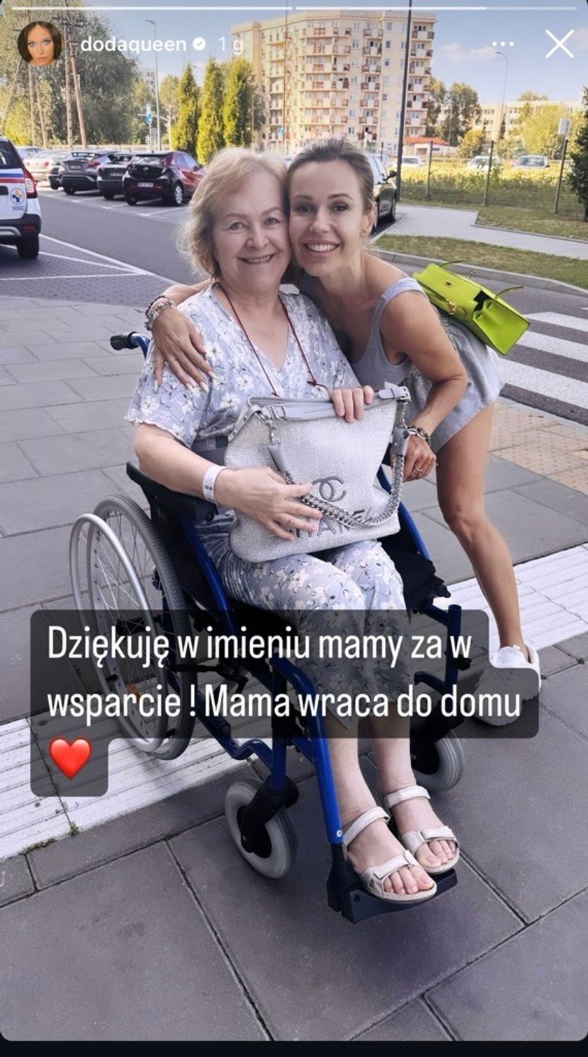 Doda od zawsze wspiera matkę.