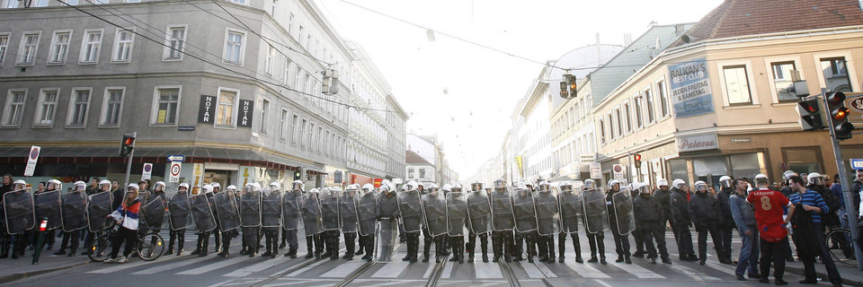 AUSTRIA SERBIA KOSOWO NIEPODLEGŁOŚĆ PROTEST