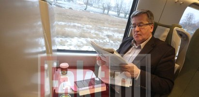 Tajna operacja BOR. Eskortowali prezydenta w Pendolino