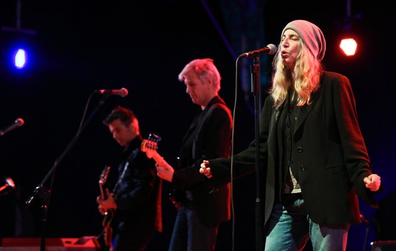 Patti Smith w Amfiteatrze w Parku Sowińskiego w Warszawie