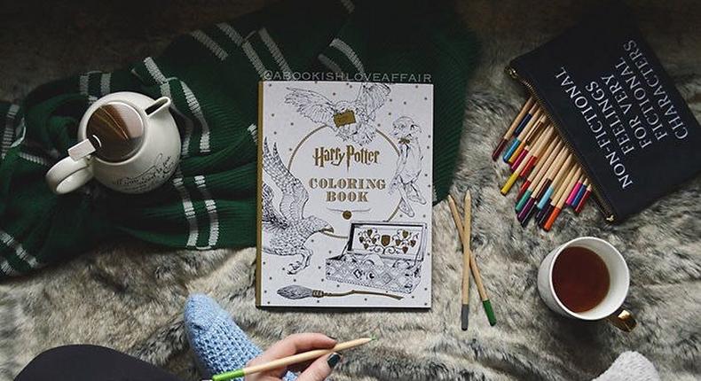 Harry Potter colouring book