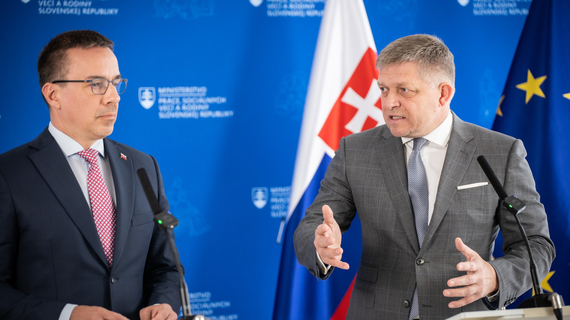 Robert Fico a Erik Tomáš